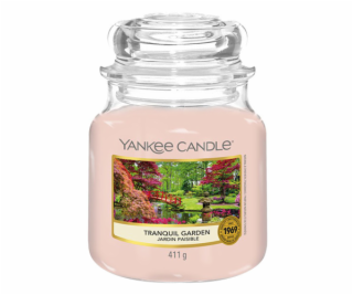 Svíčka ve skleněné dóze Yankee Candle, Tichá zahrada, 410g