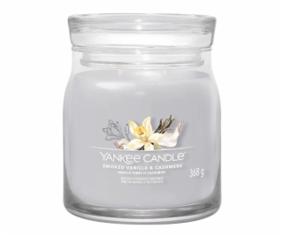 Svíčka ve skleněné dóze Yankee Candle, Kouřová vanilka a ...