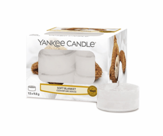 Svíčky čajové Yankee Candle, Jemná přikrývka, 12 ks, 1725...