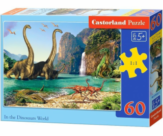 Castorland Puzzle Ve světě dinosaurů 60 dílků (229448)