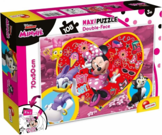 Lisciani Puzzle dwustronne maxi 108 Myszka Minnie