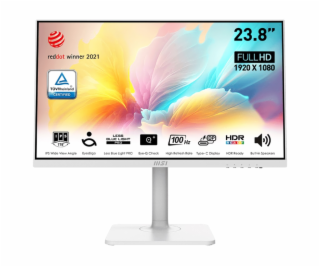 MSI Modern/MD2412PW/23,8 /IPS/FHD/100Hz/1ms/White/3R