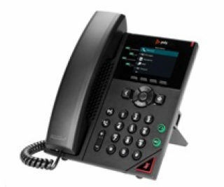 Poly VVX 250 4-Line IP Phone and PoE-enabled