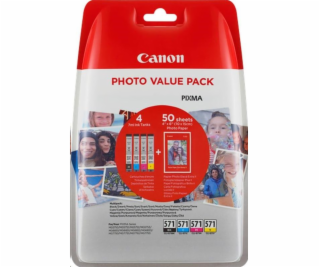 Canon CLI-571 XL BK/C/M/Y Photo Value Pack