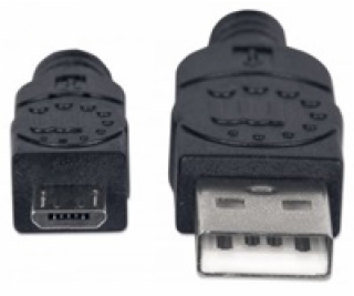 MANHATTAN Kabel propojovací USB 2.0  A Male / Micro-B Mal...