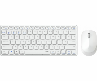 Rapoo Keyboard + Mouse Keyboard Set 9600M White