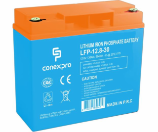 Baterie Conexpro LFP-12.8-30 LiFePO4, 12V/30Ah, T12