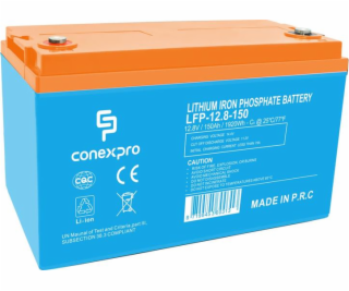 Baterie Conexpro LFP-12.8-150 LiFePO4, 12V/150Ah, M8