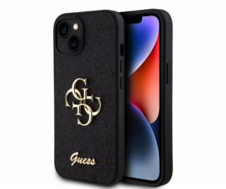 Guess PU Fixed Glitter 4G Metal Logo Zadní Kryt pro iPhon...