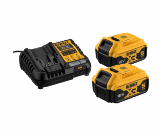  Sada startovacích baterií DEWALT DCB1104P2, 18V, nabíječka