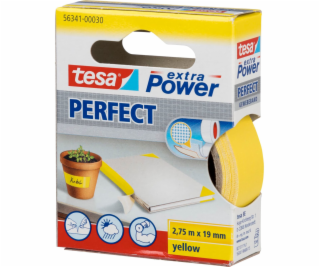 Tesa Cloth Tape 2,75m x 19mm extra Power yellow 56341