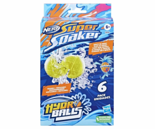 Nerf Super Soaker Hydro Balls 6er-Pack, Wasserspielzeug