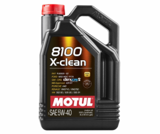 Automobilový motorový olej MOTUL X-CLEAN, 5W-40, 4l