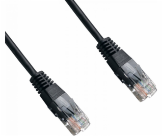 DATACOM Patch cord UTP CAT5E 3m černý