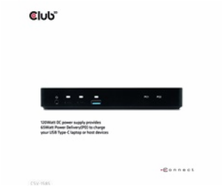 Club3D Dokovací stanice DisplayPort / HDMI KVM Switch, US...