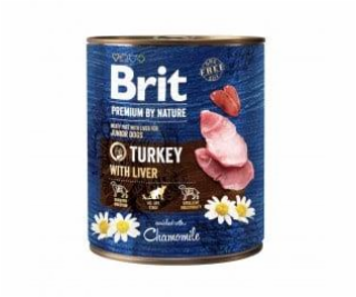 Konservuotas edalas šunims Brit Premium with Liver 800 g