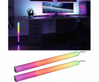 RGB LED pásová sada 2x60cm Dynamic Rainbow RGB 2x1W 230/5...