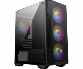 MSI MAG FORGE M100 Computer Case Micro Tower Black Transp...