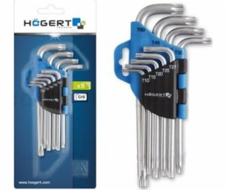 Högert Technik Torx kľúče sada 9 ks HOGERT HT1W814