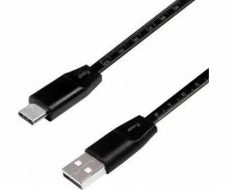 LogiLink USB-A - USB-C kábel USB 1 m čierny (CU0157)