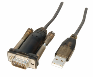 Lindy USB-A - RS-232 USB kábel 1,5 m čierny (42855)