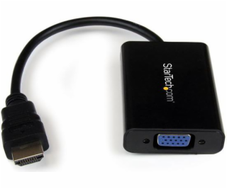 StarTech HDMI - D-Sub (VGA) AV adaptér čierny (HD2VGAA2)