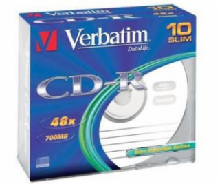 Verbatim CD-R 700 MB 48x 10 kusov (43415)