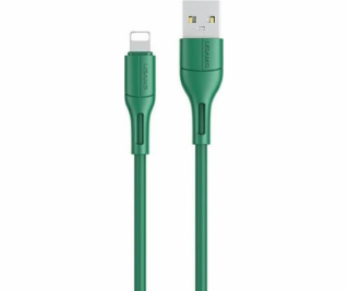 Usams USB-A – Lightning kábel 1 m zelený (SJ500USB04)