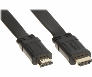 HDMI - HDMI kábel 2m čierny (HDMI-2.0-FL)