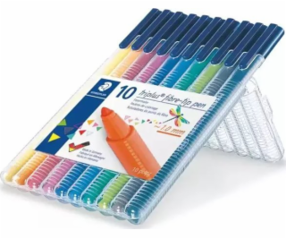 Staedtler STAEDTLER Fasermaler triplus farba 10St Krabica