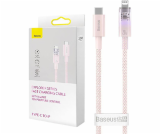 Baseus USB-C – Lightning USB kábel 1 m ružový (CATS010204)