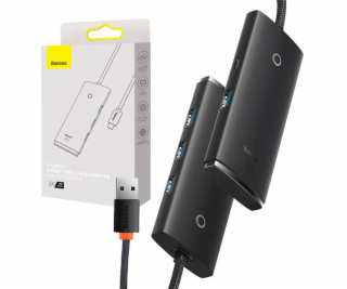 Baseus USB HUB 4portový USB-C 25CM (25CM)