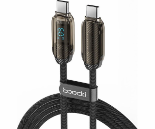 Toocki USB kábel USB-C – USB-C 1 m čierny (TXCTT2-YX2A03)