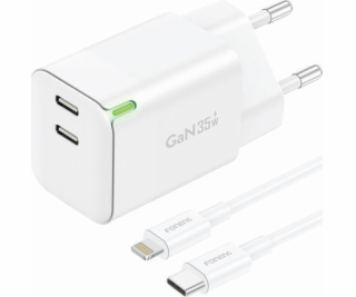 Foneng nabíjačka Foneng GAN35 nástenná nabíjačka 2x USB-C...