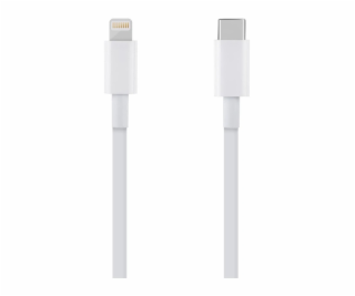 OBAL:ME Fast Charge USB-C/Lightning Kabel 1m White