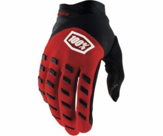 100% rukavice 100% Airmatic Youth Glove Red Black Velikos...