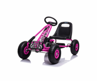 Dětská šlapací motokára Go-kart Baby Mix Razor růžová