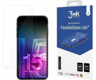 3mk hybridní sklo FlexibleGlass Lite pro Apple iPhone 15 Pro