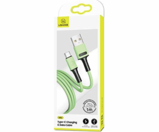 Usams USB-A – USB-C kabel USB 1 m zelený (69875-uniw)