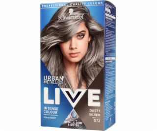 Schwarzkopf Live Urban Metallics č. U72 zaprášená stříbrná