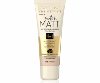 Eveline Satin Matt 4v1 103 Natural 30ml