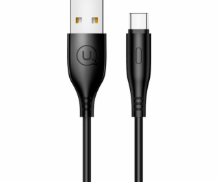 Usams USB-A - USB-C USB kabel 1 m černý (SJ267USB01)