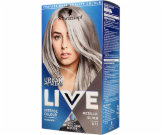 Schwarzkopf Live Urban Metallics č. U71 Metallic Silver