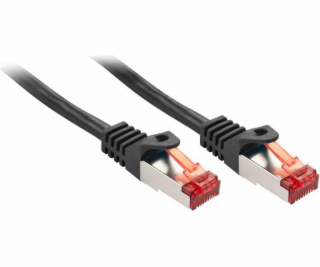 Lindy RJ-45/RJ-45 kat. 6 Černá 7,5m (47377)