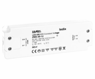 Zamel slim LED zdroj 12V DC 30W ZNS-30-12