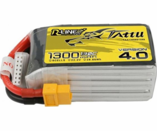 Gens Ace &amp; TATTU 1300mAh 22,2 V 130C TATTU R-Line Gen...