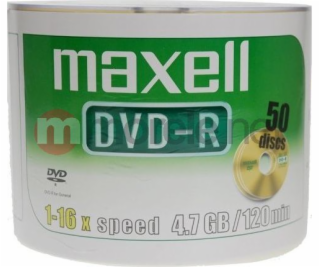 Maxell DVD-R 4,7 GB 16x 50 kusů (275732.40.TW)