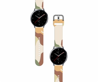 Hurtel Strap Camo Band pro Samsung Galaxy Watch 46mm sili...