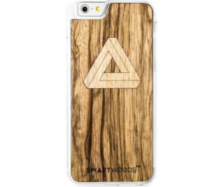 SmartWoods Case Wooden Triangle Clear Case pro iPhone 6 6S