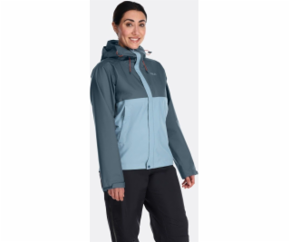 Rab Dámská Downpour Eco Bunda Wmns Orion Blue/Citadel vel...